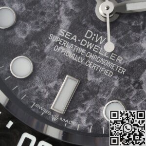 DIW Custom Relica Rolex Sea-Dweller Black Carbon Fiber Case – A Masterpiece of Innovation and Craftsmanship