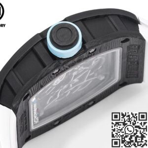 RM Factory Replicas Richard Mille RM055: The Stunning Blue Bezel Carbon Fiber Case