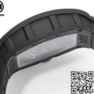 RM Factory Fake Richard Mille RM055: The Exquisite Gold Bezel Carbon Fiber Case