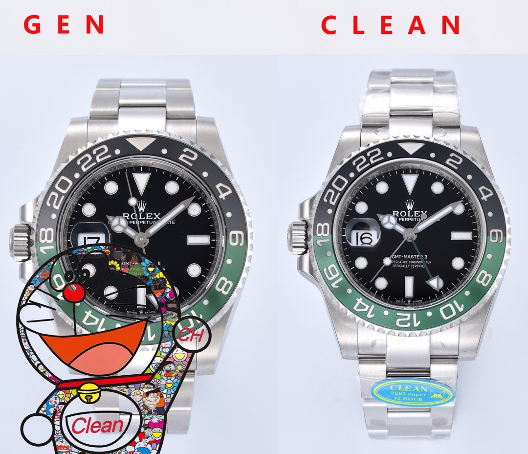 Clean Rolex Greenwich Sprite Bezel With Dandong 3285
