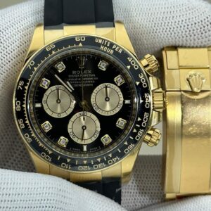 Clean Factory's New Rubber Strap Rolex Daytona Fake M126518LN-0006 Diamond Scale