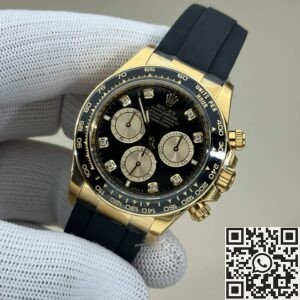 Clean Factory's New Rubber Strap Rolex Daytona Fake M126518LN-0006 Diamond Scale