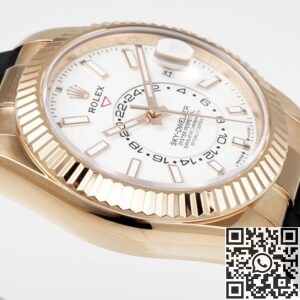 ZF Weapon V2 Heavy Metal Version: Rolex Sky Dweller Replica M326235-0004 Gold Bezel White Dial