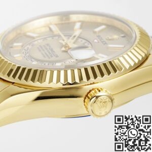 ZF Factory Imitation Rolex Watch Sky-Dweller M336238-0001 Gold Watch Case