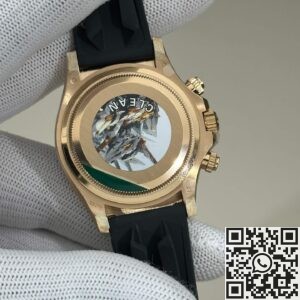 Clean Factory's New Rose Gold Fake Rolex Daytona M126515LN-0004 with Diamond Scale