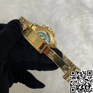 BT Factory Rolex Daytona Imitation M126508-0004 Gold Watchband Black Panda Dial