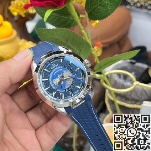VS Factory Replica Watch Omega Seamaster 220.12.43.22.03.001 Blue Dial Tape Strap: A Replica Masterpiece with Impressive Features
