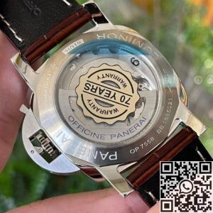 Explore the VS Factory Fake Watch Panerai Luminor PAM1116 44mm with a unique dark green dial featuring a rare solar radiation pattern.