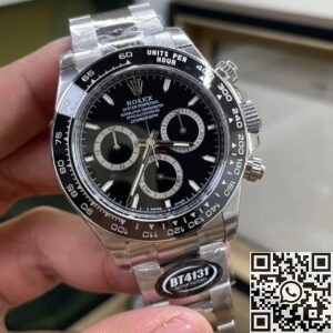 BT Factory Replica Rolex Cosmograph Daytona M126500LN-0002 Black Panda Dial: A Closer Look