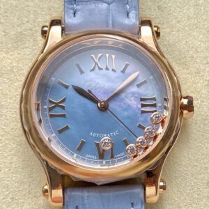 YF Factory Replica watch Chopard HAPPY SPORT 278608-6013 Belt Watch Blue Dial