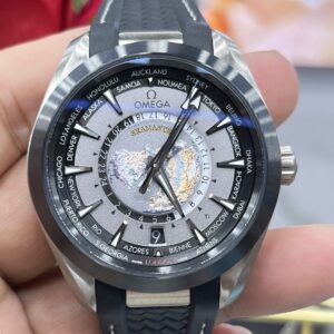 VS Factory Fake Watch Omega Seamaster 220.92.43.22.99.001 Ceramic Grey Dial