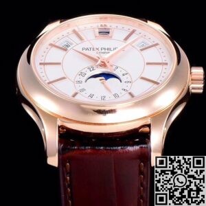GR Factory Fake Watch Patek Philippe Complications 5205G-013 Rose Gold: V2 Upgraded Edition