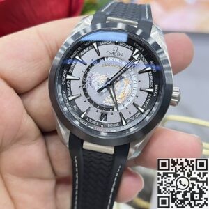 VS Factory Fake Watch Omega Seamaster 220.92.43.22.99.001 Ceramic Grey Dial