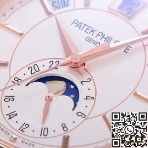 GR Factory Fake Watch Patek Philippe Complications 5205G-013 Rose Gold: V2 Upgraded Edition