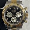 BT Factory Fake Rolex Daytona M126503-0002 - Diamond Scale Black Panda Dial