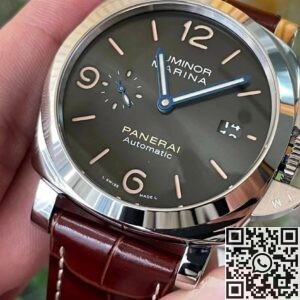 Explore the VS Factory Fake Watch Panerai Luminor PAM1116 44mm with a unique dark green dial featuring a rare solar radiation pattern.