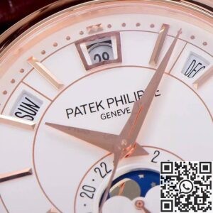 GR Factory Fake Watch Patek Philippe Complications 5205G-013 Rose Gold: V2 Upgraded Edition