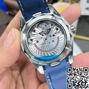 VS Factory Replica Watch Omega Seamaster 220.12.43.22.03.001 Blue Dial Tape Strap: A Replica Masterpiece with Impressive Features