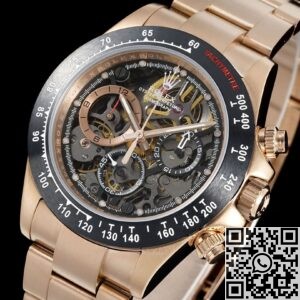 ADG Factory Fake Rolex Daytona Rose Gold Black Bezel Watch: A Fusion of Classic and Innovation