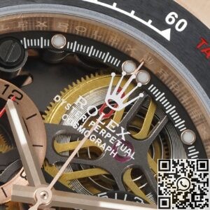 ADG Factory Fake Rolex Daytona Rose Gold Black Bezel Watch: A Fusion of Classic and Innovation