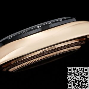 ADG Factory Fake Rolex Daytona Rose Gold Black Bezel Watch: A Fusion of Classic and Innovation