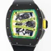ZF Factory Replica Richard Mille RM061 Black Ceramics Black Strap