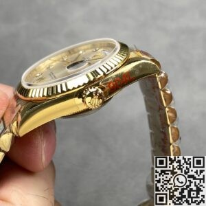 Q Factory Replica Rolex Watch Day-Date M128238 36mm Diamond Scale: The Pinnacle of Luxury