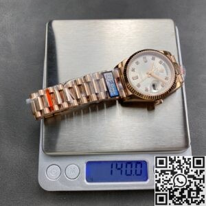 Q Factory Rolex Day-Date Replica M128235 36mm Diamond Scale: A Refined Expression of Luxury