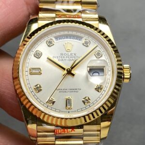 Q Factory Replica Rolex Watch Day-Date M128238 36mm Diamond Scale: The Pinnacle of Luxury