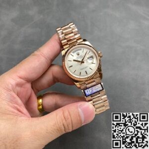Q Factory Rolex Replica Watch Day-Date M128239 36mm Rose Gold Watch: Elegance and Luxury Redefined