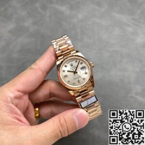Q Factory Rolex Day-Date Replica M128235 36mm Diamond Scale: A Refined Expression of Luxury
