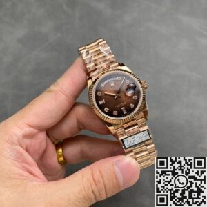 Q Factory Replica Rolex Day-Date M128235-0037 36mm: A Perfect Replica