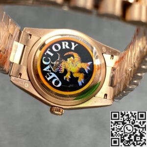 Q Factory Rolex Replica Watch Day-Date M128239 36mm Rose Gold Watch: Elegance and Luxury Redefined