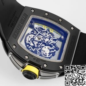 ZF Factory Replica Richard Mille RM061 Black Ceramics Black Strap