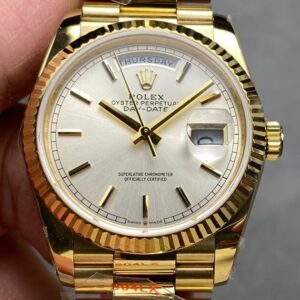 Q Factory Rolex Day-Date Fake M128238 36mm Gold Watch: A Timeless Symbol of Luxury