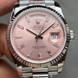 Q Factory Rolex Day-Date M128236-0024 Pink Dial 36mm