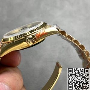 Exploring the Q Factory Fake Rolex Day-Date M128238-0118 Gold Watch 36mm