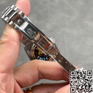 Q Factory Fake Rolex Day-Date Watch M128236-0009 Ice Blue Dial 36mm