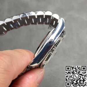 The Q Factory Rolex Day-Date Replica Watch M128236-0017: Classic Sophistication in White