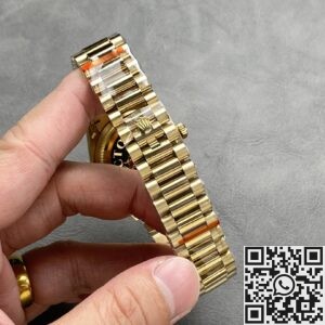 In-Depth Review of Q Factory Fake Rolex Day-Date M128238-0132 Gold Watch 36mm