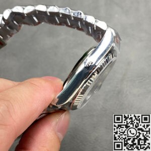 Q Factory Fake Rolex Day-Date Watch M128236-0009 Ice Blue Dial 36mm