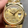 Review of Q Factory Replica Rolex Day-Date M128238-0008 Diamond Scale 36mm