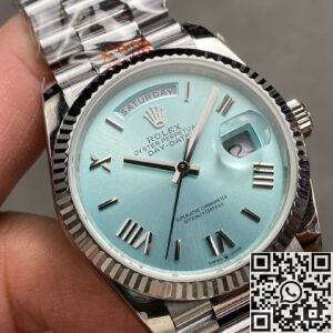 Exploring the Elegance: Q Factory Replica Rolex Day-Date Watch M128236-0018S Trip Nail Scale 36mm