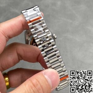 The Q Factory Rolex Day-Date Replica Watch M128236-0017: Classic Sophistication in White