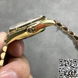 In-Depth Review of Q Factory Fake Rolex Day-Date M128238-0132 Gold Watch 36mm