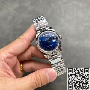 An In-Depth Look at the Q Factory Rolex Replica Day-Date M128239-0063 Blue Dial 36mm