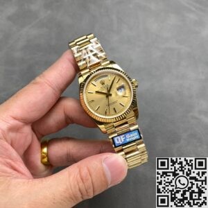 Q Factory Fake Watch Rolex Day Date M128238 - 0045 Gold Watch 36mm