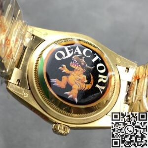 In-Depth Review of Q Factory Fake Rolex Day-Date M128238-0132 Gold Watch 36mm