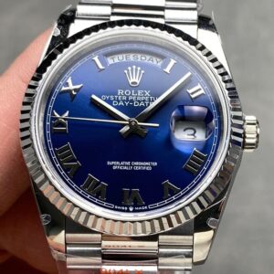 An In-Depth Look at the Q Factory Rolex Replica Day-Date M128239-0063 Blue Dial 36mm
