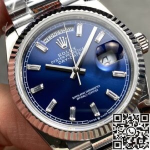 Q Factory Replicas Rolex Day-Date M128236-0023 Crystal Scale 36mm